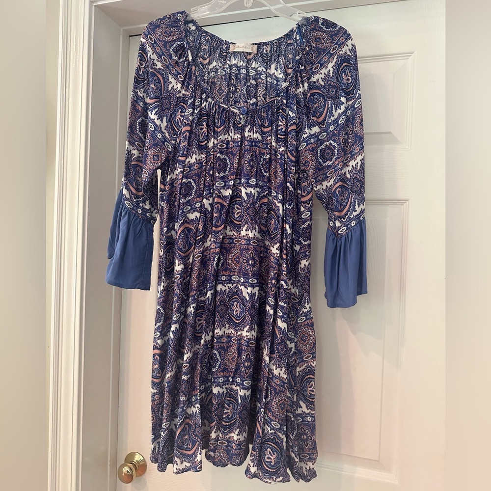 Altar’d State Paisley Long Sleeve Dress